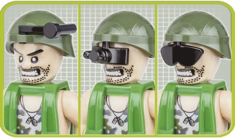Klocki Small Army 140 elementów Poligon Cobi Klocki