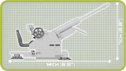 Klocki Small Army 170 elementów 2 cm Flak 30 Defense Point Cobi Klocki