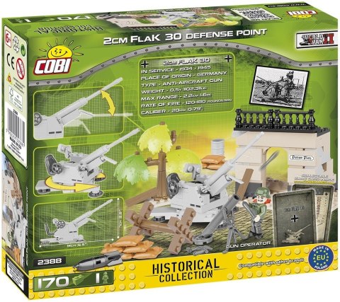Klocki Small Army 170 elementów 2 cm Flak 30 Defense Point Cobi Klocki