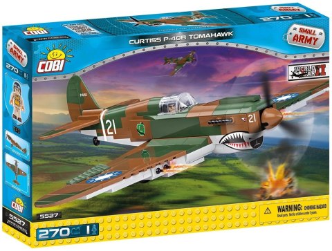 Klocki Small Army 270 elementów P-40B Tomahawk - myśliwiec amerykański Cobi Klocki