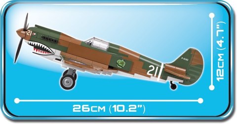 Klocki Small Army 270 elementów P-40B Tomahawk - myśliwiec amerykański Cobi Klocki