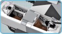 Klocki Small Army 370 elementów Messerschmitt Bf 110C niemiecki ciężki samolot myśliwski Cobi Klocki