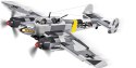 Klocki Small Army 370 elementów Messerschmitt Bf 110C niemiecki ciężki samolot myśliwski Cobi Klocki