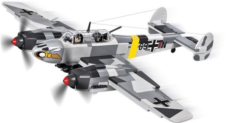 Klocki Small Army 370 elementów Messerschmitt Bf 110C niemiecki ciężki samolot myśliwski Cobi Klocki