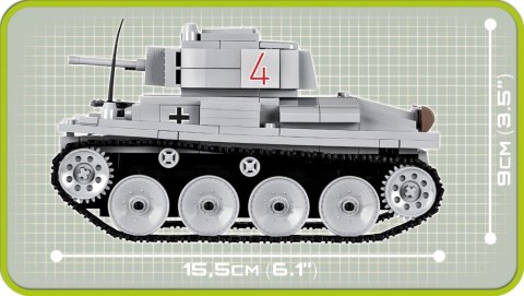 Klocki Small Army 380 elementów LT vz.38 PzKpfw 38(t) Cobi Klocki