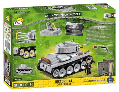 Klocki Small Army 380 elementów LT vz.38 PzKpfw 38(t) Cobi Klocki