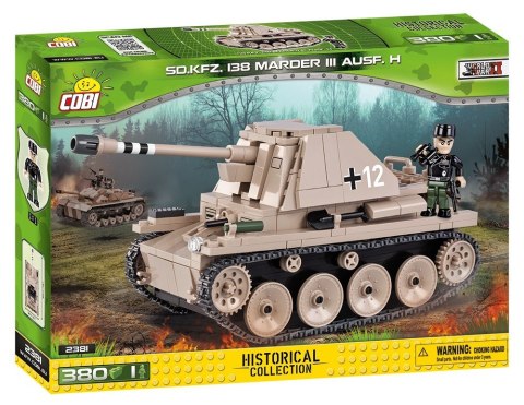 Klocki Small Army 380 elementów SD.KF Z. 138 Marder III Ausf.H Cobi Klocki
