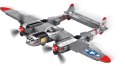 Klocki Small Army 395 elementów Lockheed P-38 Lightning - amerykański samolot myśliwski Cobi Klocki