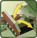Klocki Small Army 400 elementów 7TP DW dwuwieżowy polski czołg lekki Cobi Klocki