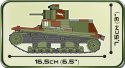 Klocki Small Army 400 elementów 7TP DW dwuwieżowy polski czołg lekki Cobi Klocki