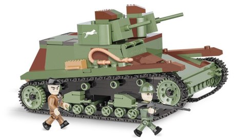 Klocki Small Army 400 elementów 7TP DW dwuwieżowy polski czołg lekki Cobi Klocki