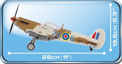 Klocki Small Army 400 elementów Supermarine Spitfire Mk. IX Desert Airstrip Cobi Klocki