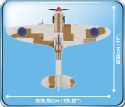Klocki Small Army 400 elementów Supermarine Spitfire Mk. IX Desert Airstrip Cobi Klocki