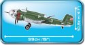 Klocki Small Army 415 elementów PZL.37B Łoś polski średni bombowiec Cobi Klocki