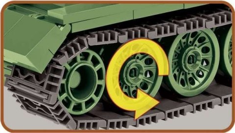 Klocki Small Army 450 elementów T-34 Rudy 102 Cobi Klocki
