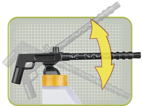 Klocki Small Army 90 elementów Pojazd wsparcia taktycznego Cobi Klocki
