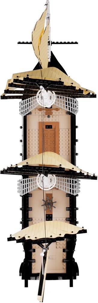 Klocki Smithsonian 800 elementów Statek USS Constitution Cobi Klocki