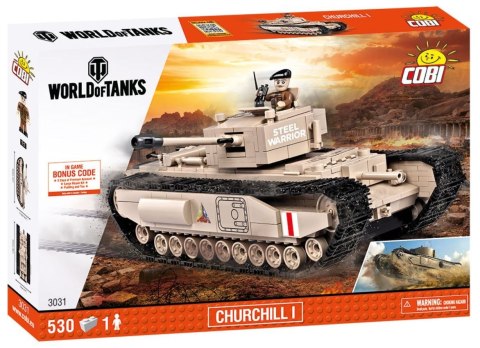 Klocki World of Tanks 530 elementów Churchill I Cobi Klocki