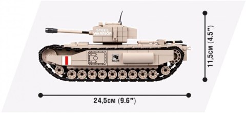 Klocki World of Tanks 530 elementów Churchill I Cobi Klocki