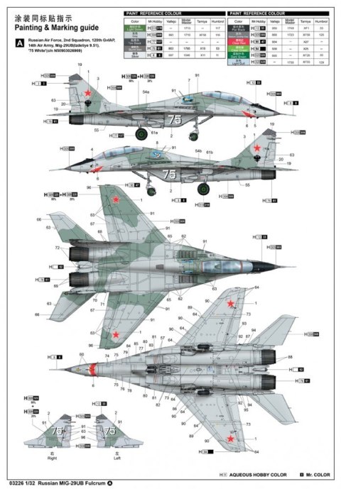 MIG-29UB Fulcrum Trumpeter