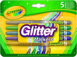 Markery brokatowe 5 sztuk Crayola