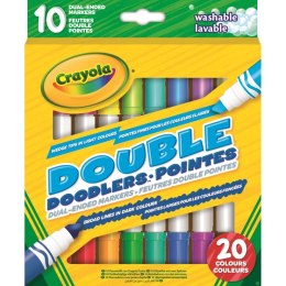 Markery dwustronne 10 sztuk Crayola