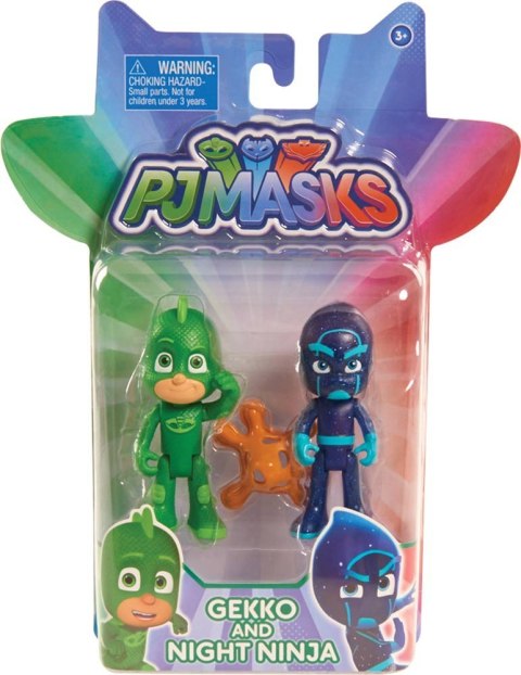 PJ MASKS Zestaw Figurek 2pak, Gekko i Ninja Cobi