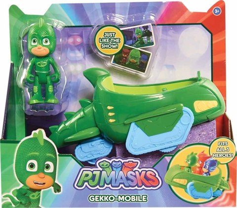 PJ Masks Pojazd z Figurką, Gekko Cobi