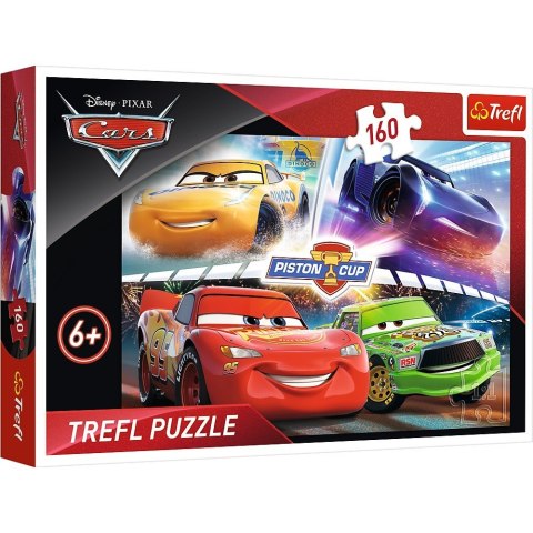 Puzzle 160 elementĂłw Cars 3 - ZwyciÄski wyĹcig Trefl