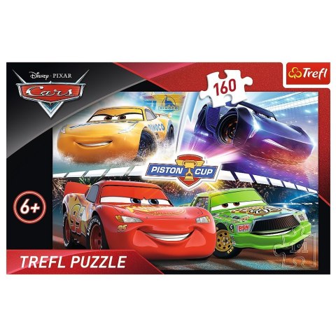Puzzle 160 elementĂłw Cars 3 - ZwyciÄski wyĹcig Trefl