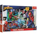 Puzzle 160 elementów Spider-Man na ratunek Trefl