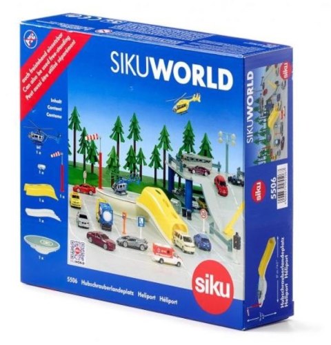 SIKU World - Helikopter z lądowiskiem Siku