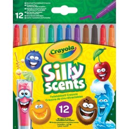 Silly Scents mini kredki wykręcane 12 sztuk Crayola