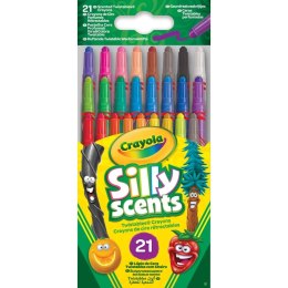 Silly Scents mini kredki wykręcane 21 sztuk Crayola