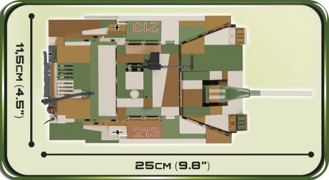 Small Army 420 elementów Jagdpanzer 38 Hetzer - niemiecki niszczyciel czołgów Cobi Klocki