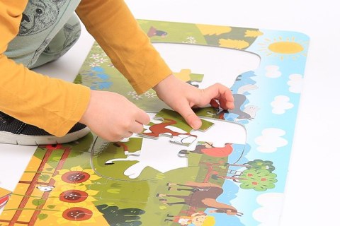 Dłuuugie puzzle w stadninie 40 elementów CzuCzu