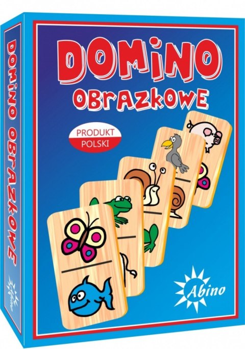 Gra Domino obrazkowe Owoce/Zwierzęta Abino
