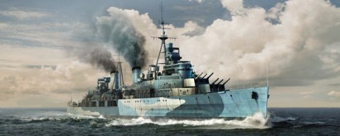 HMS Belfast 1942 Trumpeter