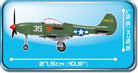 Klocki Bell P-39 Airacobra amerykański samolot myśliwski Cobi Klocki