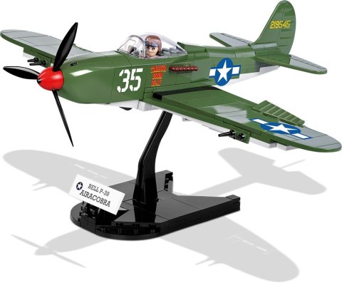 Klocki Bell P-39 Airacobra amerykański samolot myśliwski Cobi Klocki