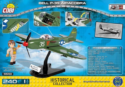 Klocki Bell P-39 Airacobra amerykański samolot myśliwski Cobi Klocki