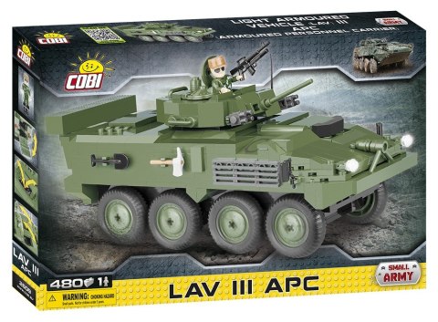 Klocki Small Army LAV III APC Kanadyjski bojowy wóz piechoty Cobi Klocki