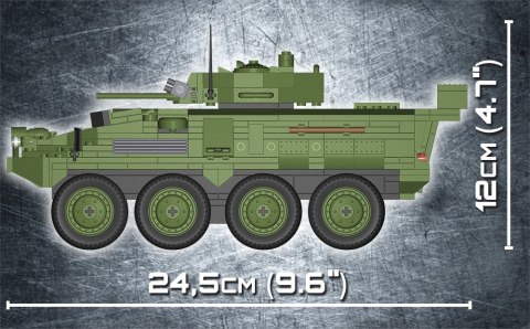 Klocki Small Army LAV III APC Kanadyjski bojowy wóz piechoty Cobi Klocki