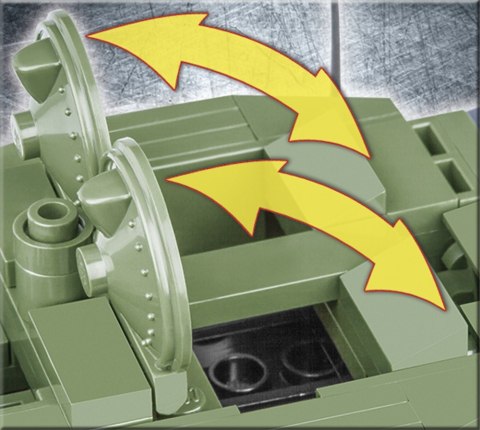 Klocki Small Army LAV III APC Kanadyjski bojowy wóz piechoty Cobi Klocki