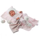 Lalka Noworodek Nica różowa 40 cm Llorens