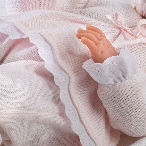 Lalka Noworodek Nica w różowym kostiumie 40 cm Llorens