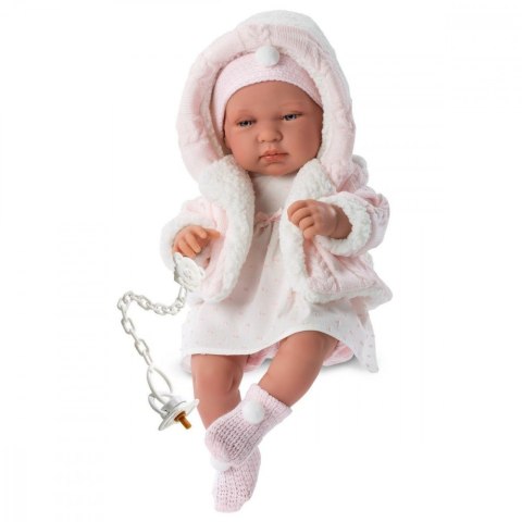 Lalka Tina w różowej sukience 43 cm Llorens