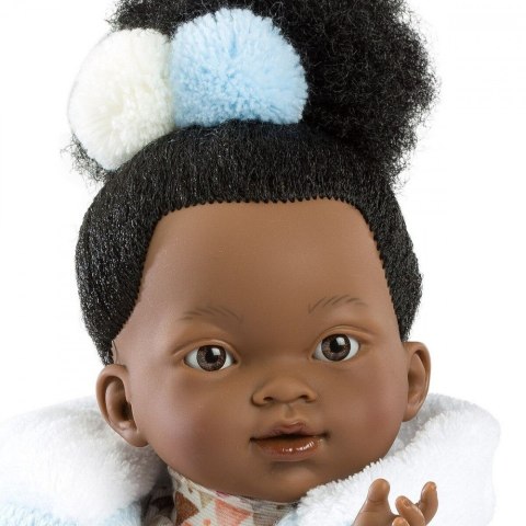 Lalka Valeria Afrykanka w kolorowej sukience 28 cm Llorens