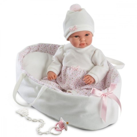 Noworodek Bebita z nosidełkiem 36 cm Llorens