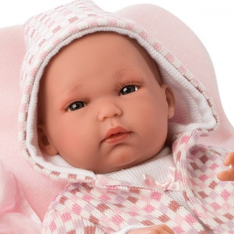 Noworodek Bimba na różowym kocyku 35 cm Llorens
